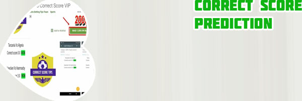 Online correct score prediction