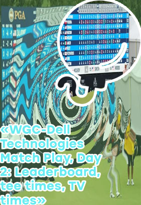 Wgc pga leaderboard today